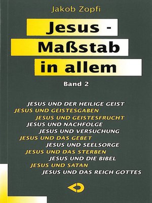 cover image of Jesus--Maßstab in allem